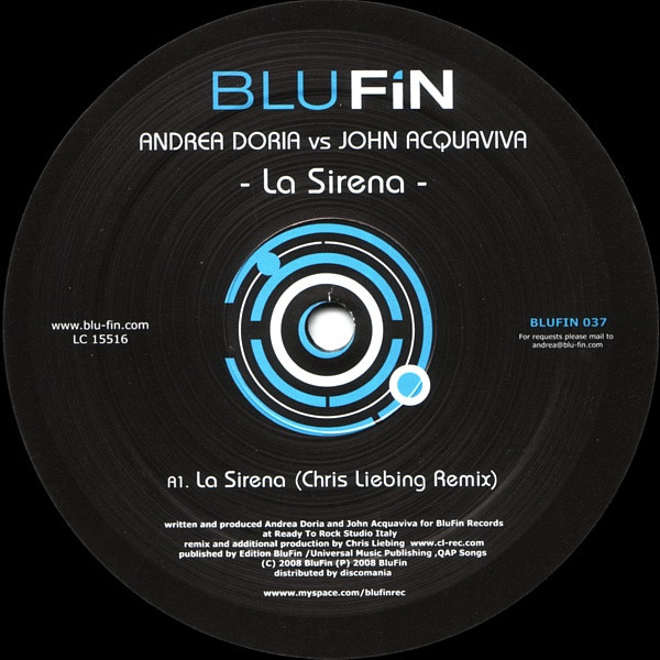 Andrea Doria vs John Acquaviva - La Sirena | Blu Fin (BLUFIN 037)