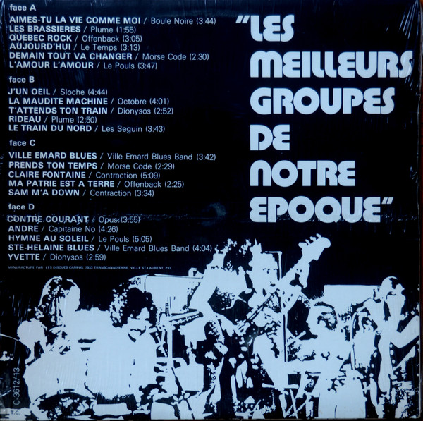 Various - Les Meilleurs Groupes De Notre Époque | Les Disques Campus (C-3612/13) - 2 Various - Les Meilleurs Groupes De Notre Époque | Les Disques Campus (C-3612/13) - 2