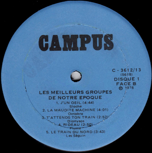 Various - Les Meilleurs Groupes De Notre Époque | Les Disques Campus (C-3612/13) - 4 Various - Les Meilleurs Groupes De Notre Époque | Les Disques Campus (C-3612/13) - 4
