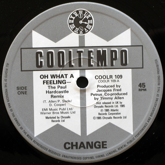 Change - Oh What A Feeling | Cooltempo (COOLR 109) - 3 Change - Oh What A Feeling | Cooltempo (COOLR 109) - 3