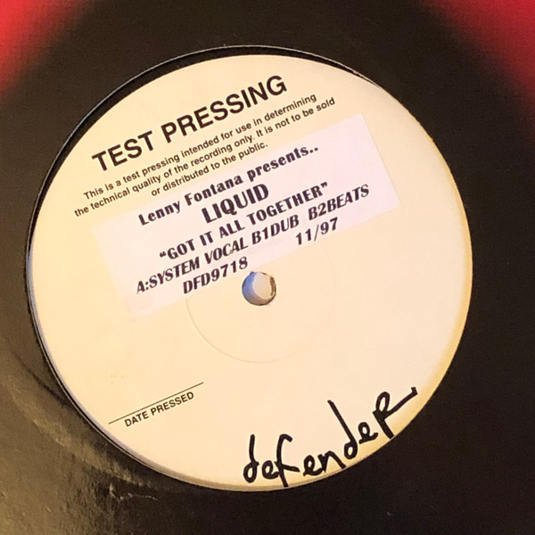 Lenny Fontana Presents.. Liquid - Got It All Together | Defender Music (DFD9718) - main Lenny Fontana Presents.. Liquid - Got It All Together | Defender Music (DFD9718) - main