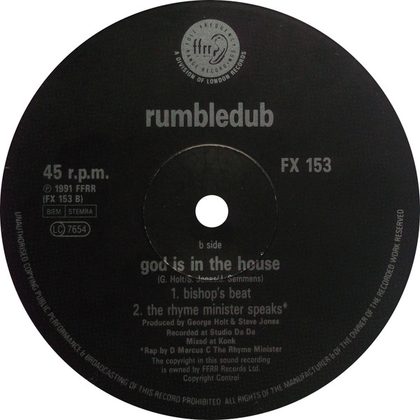 RumbleDuB - God Is In The House | FFRR (FX 153) - 5