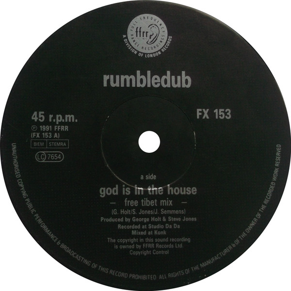 RumbleDuB - God Is In The House | FFRR (FX 153) - 4