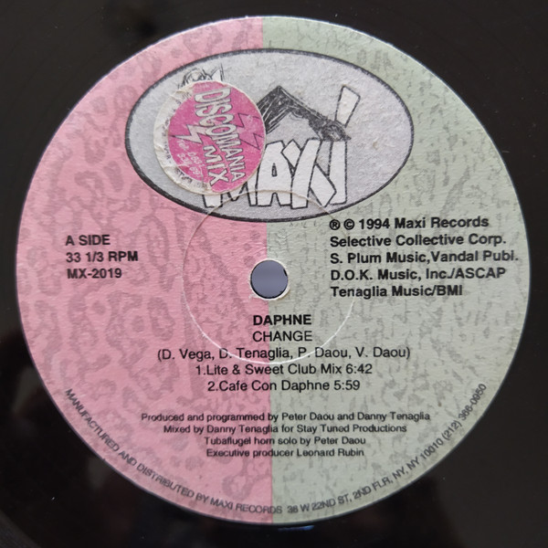 Daphne - Change | Maxi Records (MX-2019) - 3