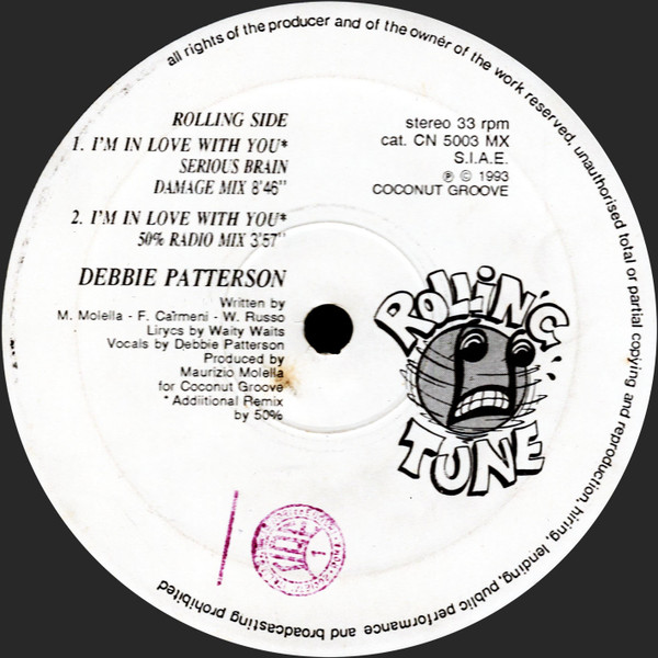 Debbie Patterson - I'm In Love With You | Coconut Groove (CN 5003 MX)