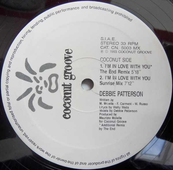 Debbie Patterson - I'm In Love With You | Coconut Groove (CN 5003 MX) - 3 Debbie Patterson - I'm In Love With You | Coconut Groove (CN 5003 MX) - 3