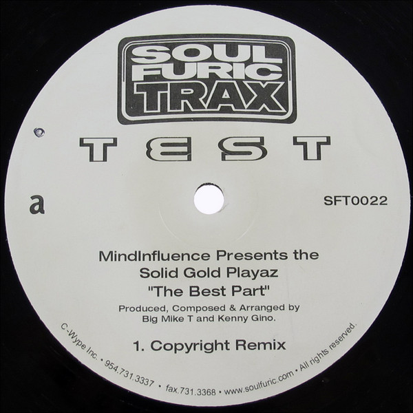 MindInfluence Presents Solid Gold Playaz, The - The Best Part | Soulfuric Trax (SFT0022) - main