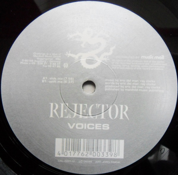 Rejector - Voices | Challenge Records (CAL-0001-12) - main Rejector - Voices | Challenge Records (CAL-0001-12) - main