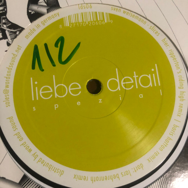 Sven Weisemann - Slices | liebe*detail spezial (lds06) - main