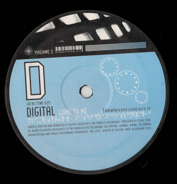 Various - Timeless Recordings EP Volume.2 | Timeless Recordings (TYME 025) - 5 Various - Timeless Recordings EP Volume.2 | Timeless Recordings (TYME 025) - 5