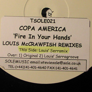 Copa America - Fire In Your Hands: Louis McCrawfish Remixes | Tronicsole (tsole021) - 2