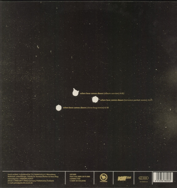 The Righteous Men - When Love Comes Down | Kiff SM (Kiff 009) - 2