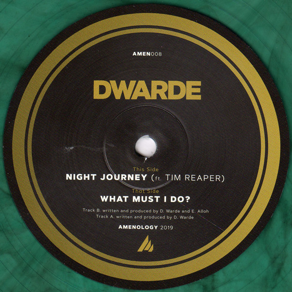Dwarde - What Must I Do? / Night Journey | Amenology (AMEN008) - main