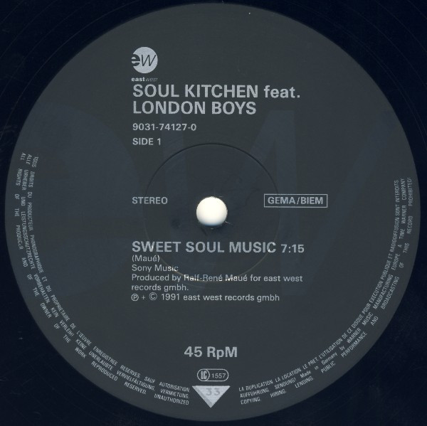 Soul Kitchen featuring London Boys - Sweet Soul Music | EastWest (9031-74127-0) - 3 Soul Kitchen featuring London Boys - Sweet Soul Music | EastWest (9031-74127-0) - 3