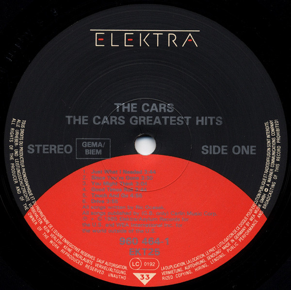 The Cars Greatest Hits