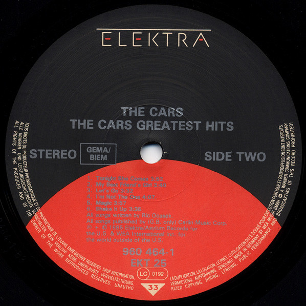 The Cars Greatest Hits