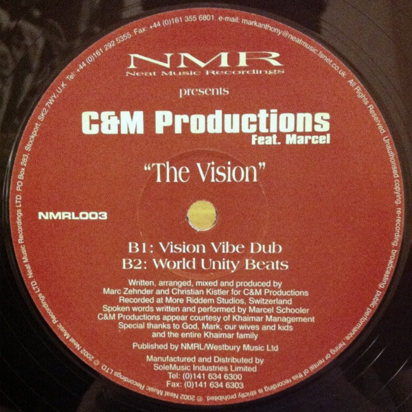 C & M Productions Feat. Marcel Schooler - The Vision | Neat Music Recordings (NMRL003) - 3