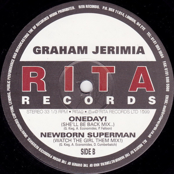 Graham Jerimia - One Day | Rita Records (RITA 9) - 2