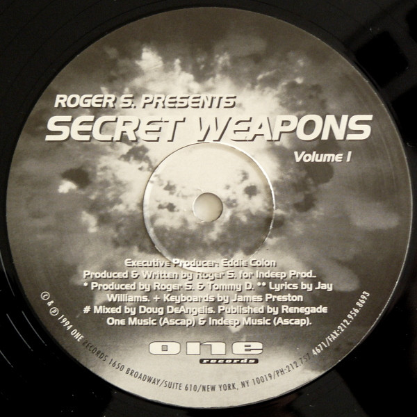 Roger S. - Secret Weapons Volume I | One Records (ORLP013) - 6