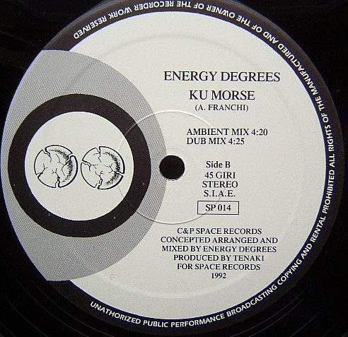 Energy Degrees - Ku Morse | Space Records (SP 014) - 4