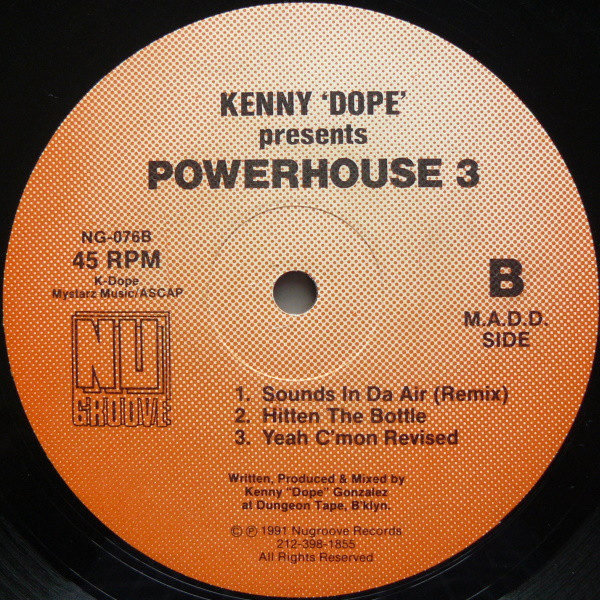 Kenny "Dope" Gonzalez Presents Power House - 3 | Nu Groove Records (NG-076) - 2