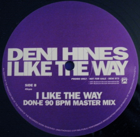 Deni Hines - I Like The Way | Mushroom (DENI 973) - 4
