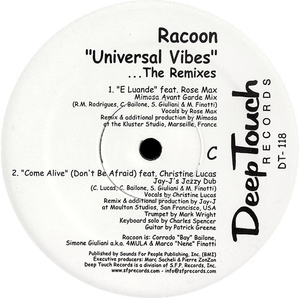 Racoon - Universal Vibes (The Remixes) | Deep Touch Records (DT 118) - 3
