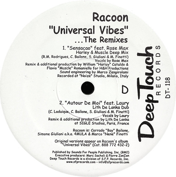 Racoon - Universal Vibes (The Remixes) | Deep Touch Records (DT 118) - 4