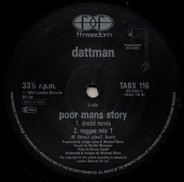 Dattman - Poor Mans Story | Ffrreedom (TABX 116) - 4 Dattman - Poor Mans Story | Ffrreedom (TABX 116) - 4