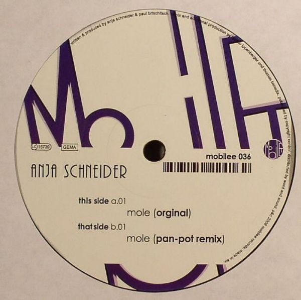 Anja Schneider - Mole | Mobilee (mobilee 036) - main Anja Schneider - Mole | Mobilee (mobilee 036) - main