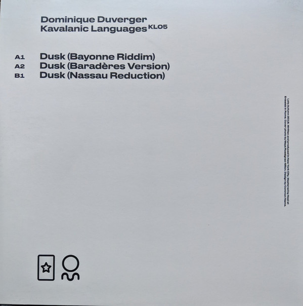 Dominique Duverger - KL05 | Kavalanic Languages (KL05) - 2