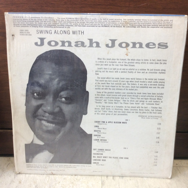 Jonah Jones - Swing Along With Jonah Jones | Pickwick/33 Records (PC-3008) - 2 Jonah Jones - Swing Along With Jonah Jones | Pickwick/33 Records (PC-3008) - 2