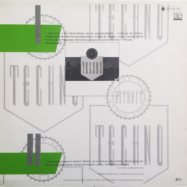 Inner City - Big Fun | 10 Records (611 749) - 2