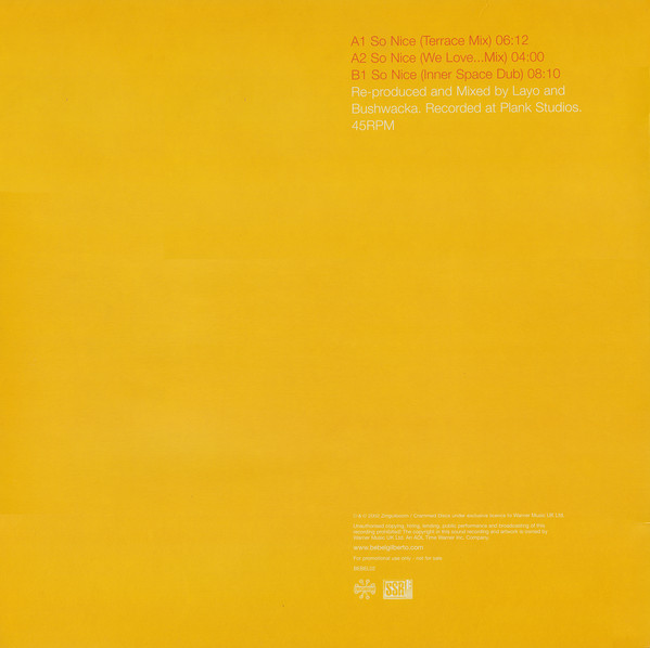 Bebel Gilberto - So Nice | Ziriguiboom (BEBEL02) - 2 Bebel Gilberto - So Nice | Ziriguiboom (BEBEL02) - 2