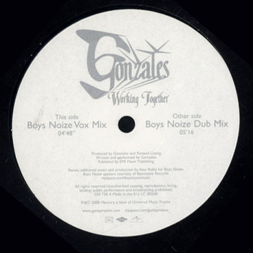 Gonzales - Working Together | Mercury (530 738 4) - main Gonzales - Working Together | Mercury (530 738 4) - main