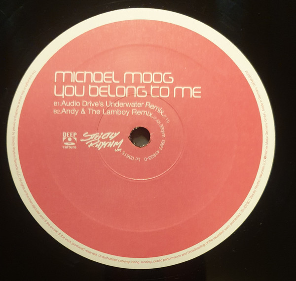 Michael Moog - You Belong To Me | Deep Culture (0927 41633-0) - 3 Michael Moog - You Belong To Me | Deep Culture (0927 41633-0) - 3