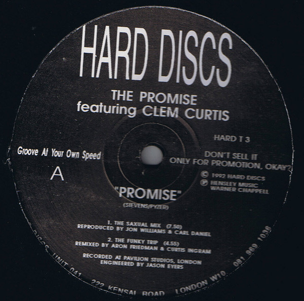 The Promise  &  Clem Curtis - Promise | Hard Discs (HARD T 3) - main