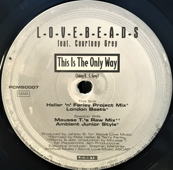 Lovebeads  &  Courtney Grey - This Is The Only Way | ProgCity (PCMS0007) - 3