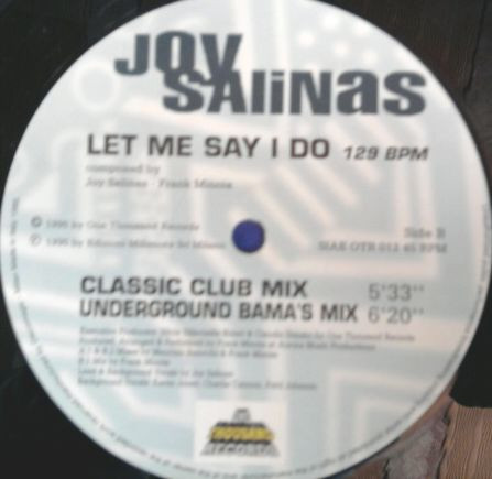 Joy Salinas - Let Me Say I Do | One Thousand Records (OTR 012) - 3 Joy Salinas - Let Me Say I Do | One Thousand Records (OTR 012) - 3