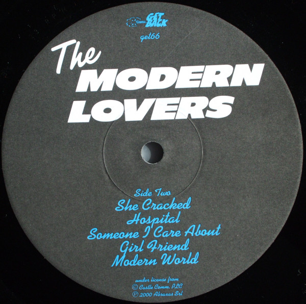 The Modern Lovers - The Modern Lovers | Get Back (GET 066) - 4