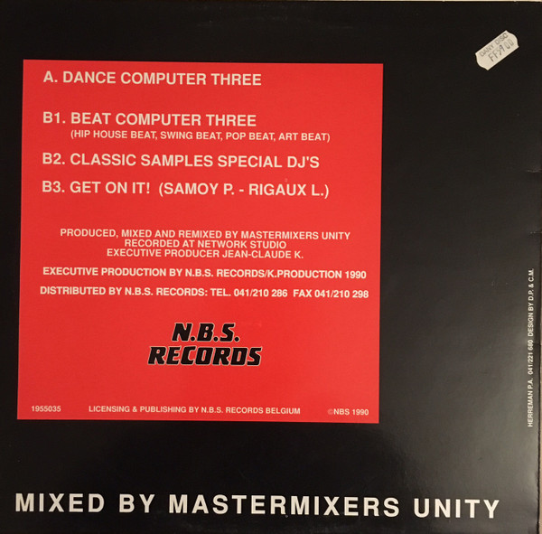 Mastermixers Unity - Dance Computer 3 - The Original | N.B.S. Records (1955035) - 2 Mastermixers Unity - Dance Computer 3 - The Original | N.B.S. Records (1955035) - 2