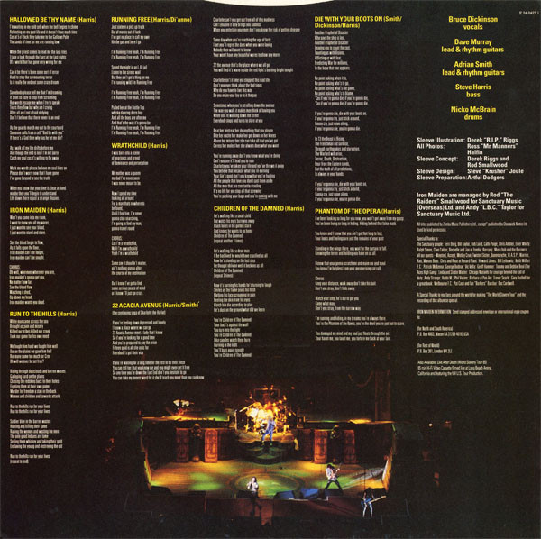 Iron Maiden - Live After Death | EMI (RIP 1) - 12 Iron Maiden - Live After Death | EMI (RIP 1) - 12
