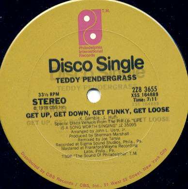 Teddy Pendergrass - Only You / Get Up, Get Down, Get Funky, Get Loose | Philadelphia International Records (2Z8 3655) - 3 Teddy Pendergrass - Only You / Get Up, Get Down, Get Funky, Get Loose | Philadelphia International Records (2Z8 3655) - 3