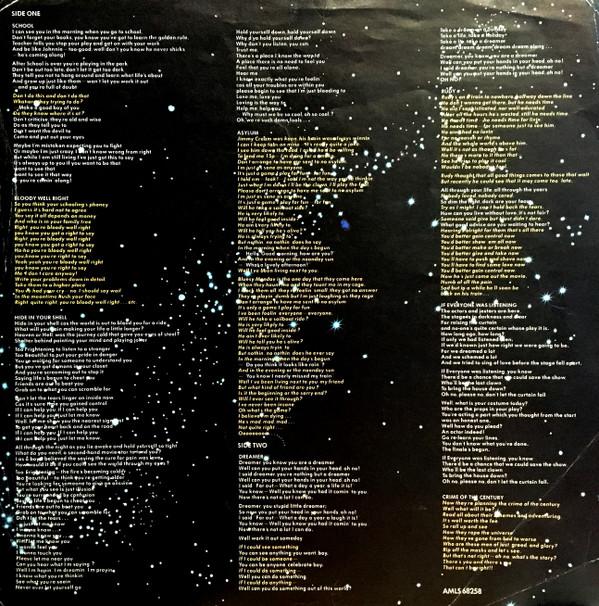 Supertramp - Crime Of The Century | A&M Records (AMLS 68258) - 6
