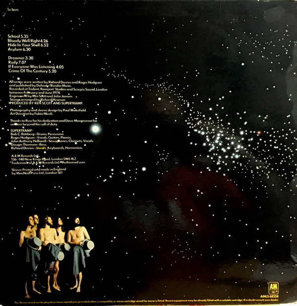 Supertramp - Crime Of The Century | A&M Records (AMLS 68258) - 2