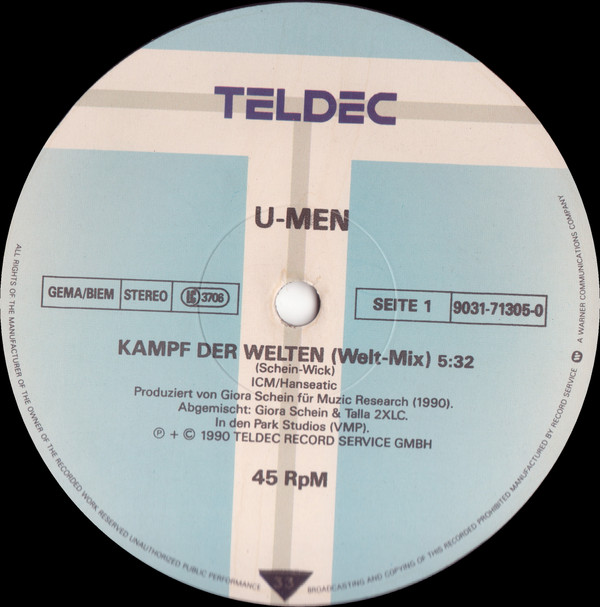 U-Men - Kampf Der Welten | TELDEC (9031-71305-0) - 3