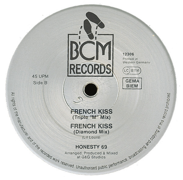 Honesty 69 - French Kiss | BCM Records (12306) - 4 Honesty 69 - French Kiss | BCM Records (12306) - 4