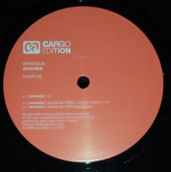 Ekkohaus - Amoeba | Cargo Edition (cargo005) - main Ekkohaus - Amoeba | Cargo Edition (cargo005) - main