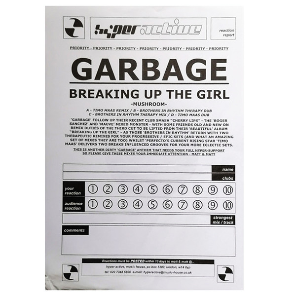 Garbage - Breaking Up The Girl (The Remixes) | Mushroom (trash43) - 5