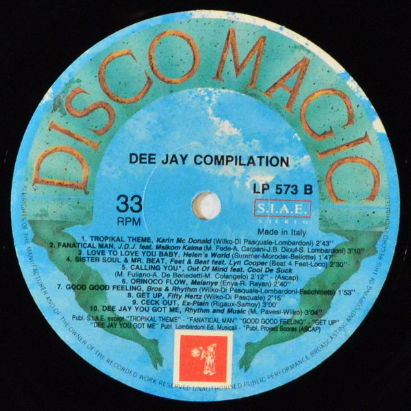 Various - Dee Jay Compilation | Discomagic Records (LP 573) - 4 Various - Dee Jay Compilation | Discomagic Records (LP 573) - 4